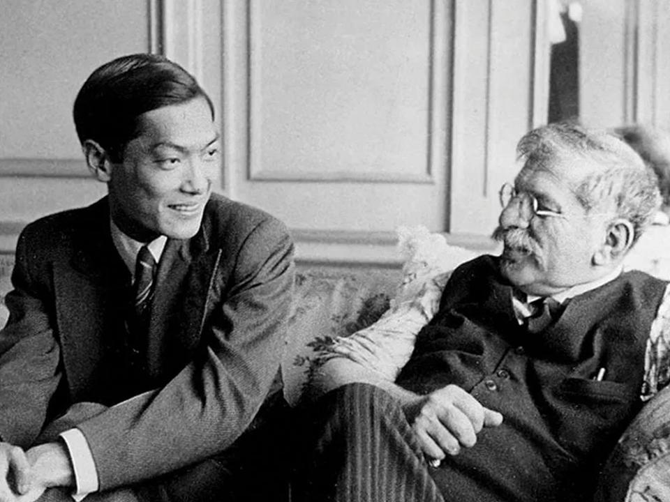 Li Shiu Tong and Magnus Hirschfeld at the 1932 conference for the World League for Sexual Reform in Brno, Czechoslovakia. Photo by E. Elkan. Wellcome Collection via Wikimedia Commons.