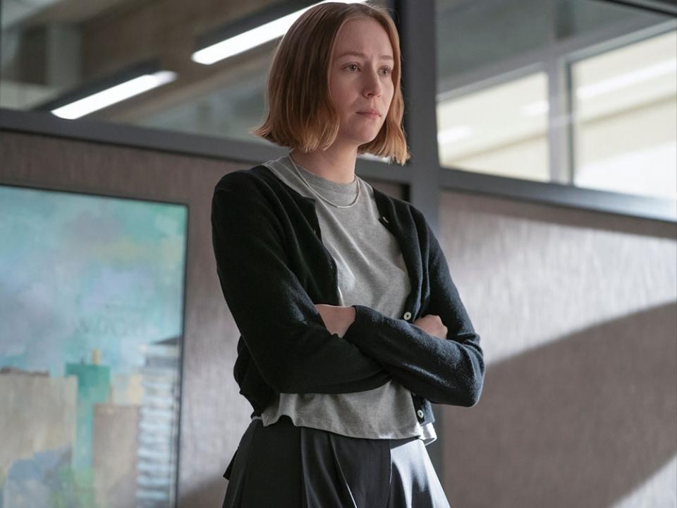 Hannah Einbender in a scene from "Hacks." Photo courtesy of HBO, via AP.