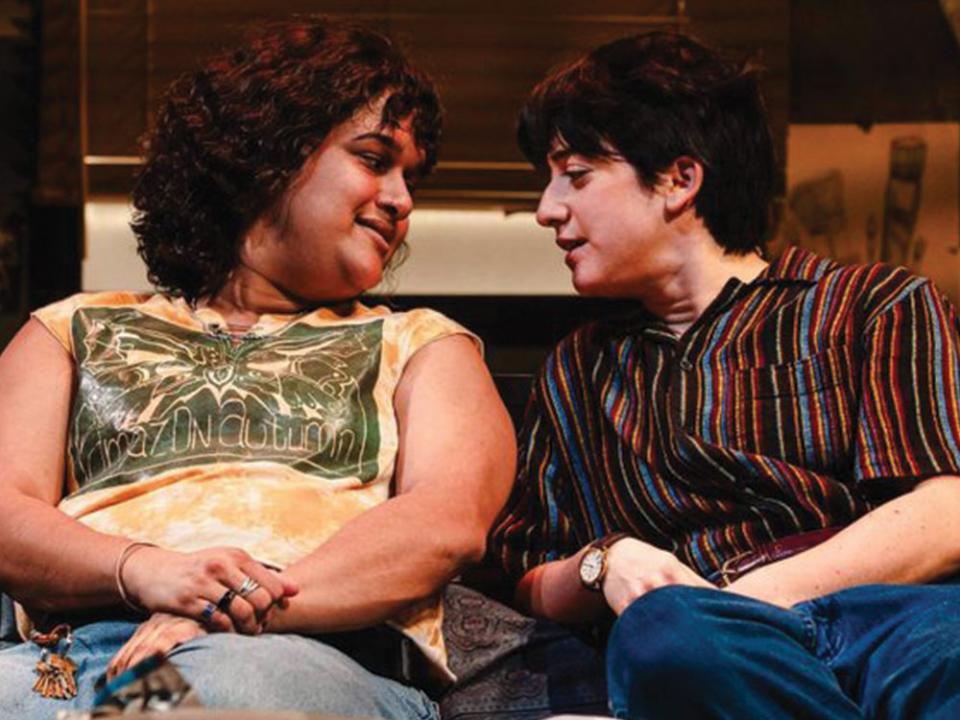 Sushma Saha, Maya Jacobson in Fun Home, directed by Logan Ellis. Photo by Marc J Franklin.